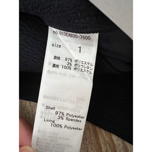 MOUSSY Navy blue High Waisted Wide leg Pants - Picture 7 of 7